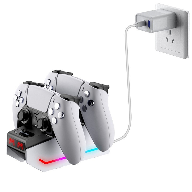 Dual PS5 Controller Charging Dock